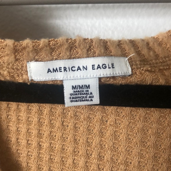 Waffle knit Tie top - Picture 2 of 3